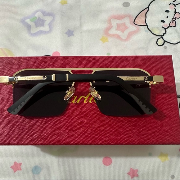Cartier (Cartier) Frame With Logo Sunglasses - Picture 4 of 6